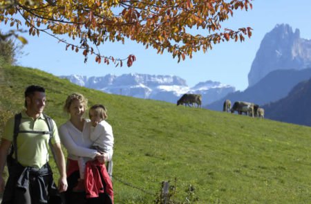 Familienwanderung in Lajen zum Fischerweiher